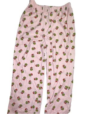 Dr. Seuss The Grinch Women's Graphic pink Straight-Leg sleep pants xl